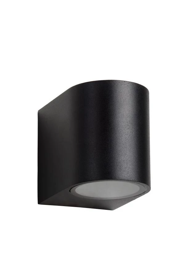 Lucide ZORA-LED - Wall spotlight / Wall light Indoor/Outdoor - LED Dim. - GU10 - 1x5W 3000K - IP44 - Black - turned off